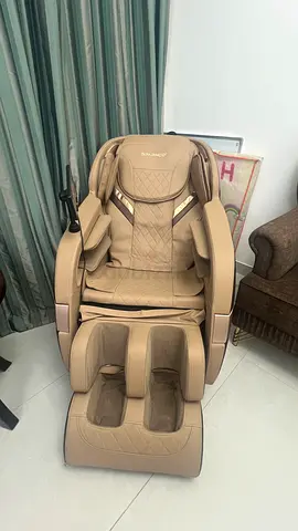 Beige Full-Body Massage Chair - Good Condition
