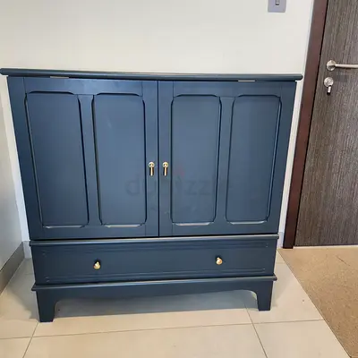 Moving sale! IKEA LOMMARP Compact Dark Blue Wooden Cabinet with Drawer
