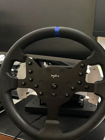 PXN V99 Racing Wheel with Paddle Shifters, H-Shifter, and Pedals - Good Condition