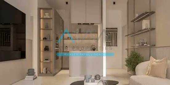 استوديو مفروش | AUM 99 Residences | دخول المسبح والنادي الرياضي