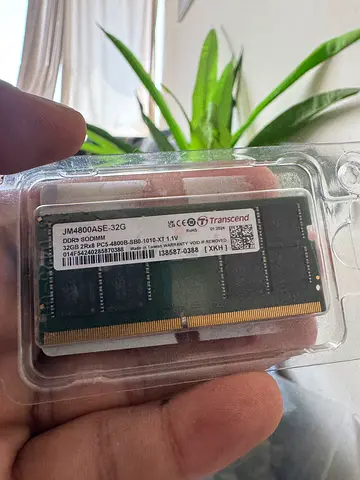 Transcend 32GB DDR5 4800MHz SO-DIMM Laptop RAM | PC5-4800 | 1.1V