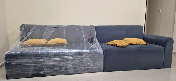 5 seater sofa with pillows for sale
