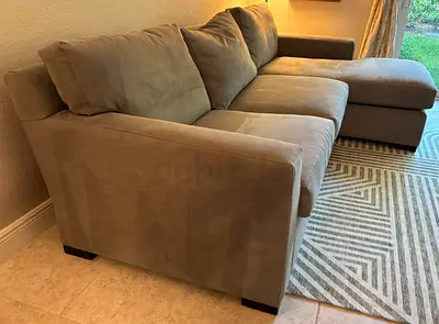 Cratebarrel Axis sectional sofa