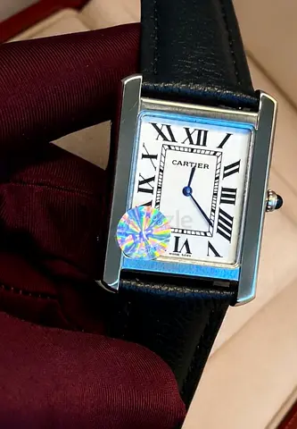 Cartier Tank Master Copy Watch With Box White Dial
