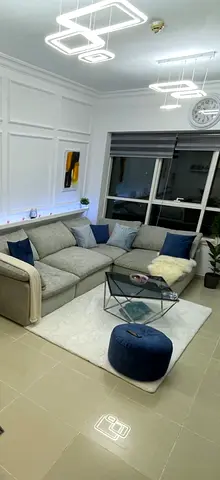 Light Grey L-shaped Corner Sofa - Good Condition