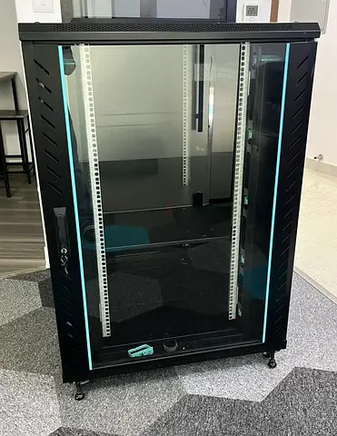 Network Rack Cabinet on Wheels