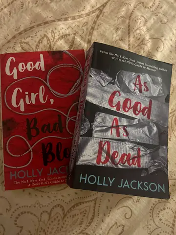Two Holly Jackson YA Thriller Books — Good Girl, Bad Blood  As Good As Dead