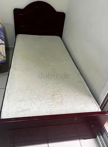 Single wooden bed frame - good condition