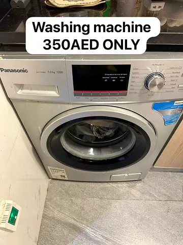 Panasonic Front Load Washing Machine 7kg - Used, Works Fine (350 AED)