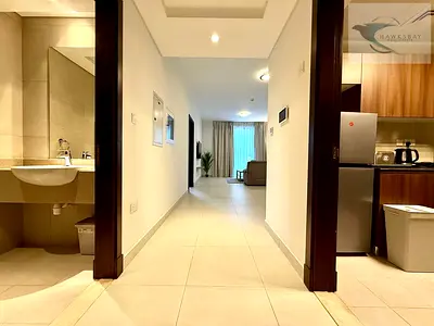 Stunning !! 01bhk Fully Furnished with parking at prime location