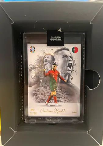 Cristiano Ronaldo Limited Edition Collectible Card (Framed) by topps