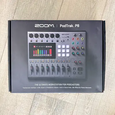 Zoom PodTrak P8 Podcast Recorder / Mixer - Like New in Box