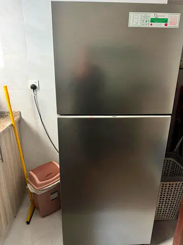 Samsung Refrigerator 2 Door 388 L , silver