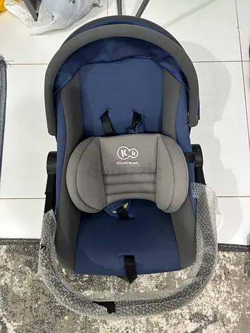Kinderkraft Infant Car Seat in Blue and Grey