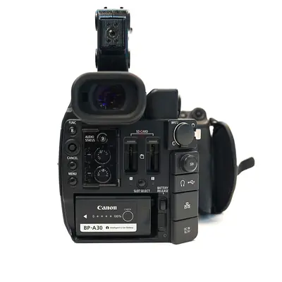 Canon Professional Digital Camcorder C200 (BP-A30 battery) - Good Working Condition