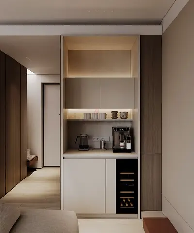Modern Coffee Cabinets Custom-Made Stylish Storage Units