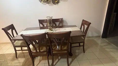Wooden Dining table for sale 6 seater