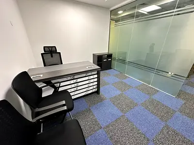 fully-furnished brad new office