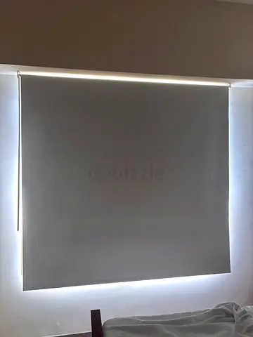 White Roller Fabric Blind - Good Condition