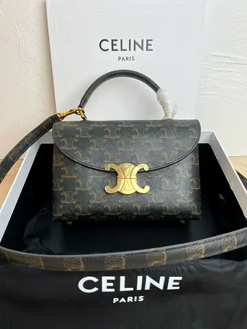 Celine Nino Teen Bag in Triomphe Canvas