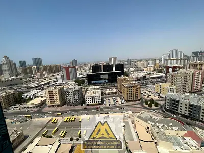 استوديو لقطة للإيجار السنوي في أبراج النعيمية C مساحة واسعة وبلكونة إطلالة مفتوحة