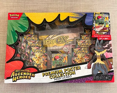 Pokemon TCG - Ascended Hero Premium Poster Collection - Mega Lucario