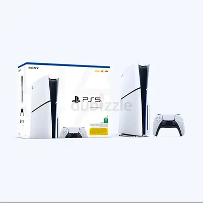 Sony PlayStation 5 Console with DualSense Controller - White (PS5)