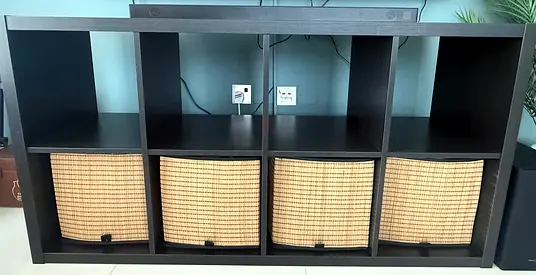 IKEA Shelving unit with baskets
