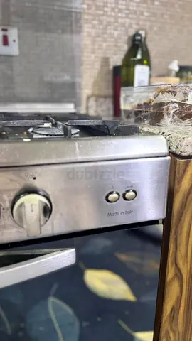 Used stainless steel gas oven and stovetop (Made in Italy) - working condition