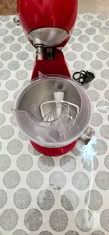 Kenwood Stand Mixer (red) with attachments - good working condition