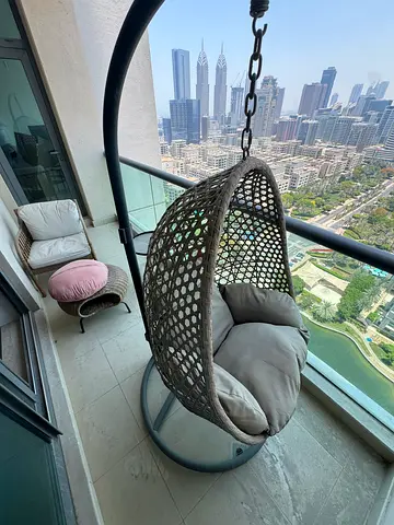 Hanging Egg Chair with Stand | Balcony / Outdoor