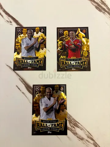 Topps match attax 24/25 hall of fame cards