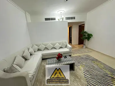 شقة غرفة و صالة | الراشديه 2 | ابراج الاورينت | للبيع مفروش | ابراج مخدمه بالكامل | قريب من مخرج دبي و الشارقه