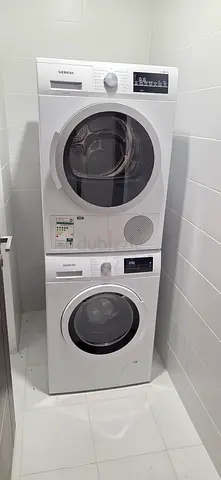 Siemens iQ500 9 kg washer and 9 kg dryer separate set latest model
