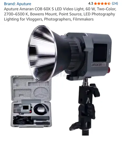 Aputure Amaran COB 60X-S 60W LED Studio Light with Bowens Mount (Used)