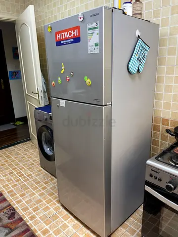 Hitachi Double Door Refrigerator - Good Working Condition-Available on July 5th