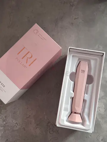 TRI Pollap Precision Eye Massager / Facial Device - Light Pink, Like New