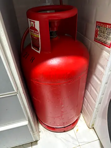 Standard Red Gas Cylinder