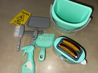 Kids Cleaning Set and Toaster
