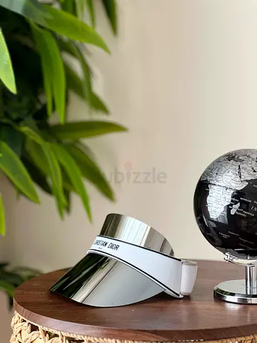 Dior Reflective Silver Visor Cap