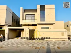 One of the most luxurious villas in Ajman for sale in a very special location, including registratio