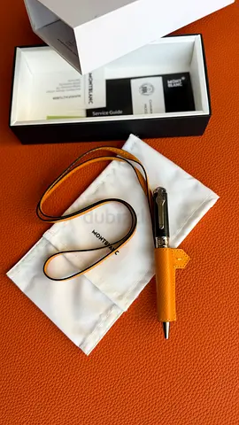 Montblanc Meisterstück Yellow Leather Rollerball Pen with Box