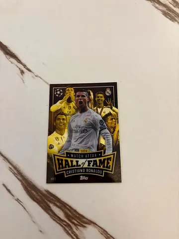 Cristiano Ronaldo Topps Match Attax Trading Card 24/25 hall of fame