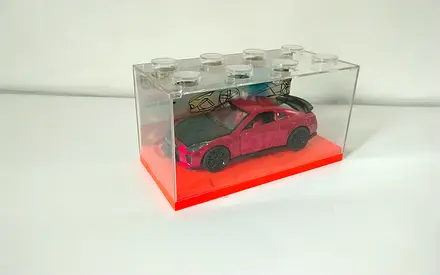 Nissan GT-R red shining colour toy model
