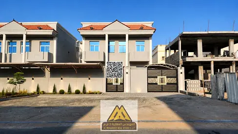 Spacious family villa for rent in Al Zahia with ample space and elegant finishes, including a separate majlis and maid's room.