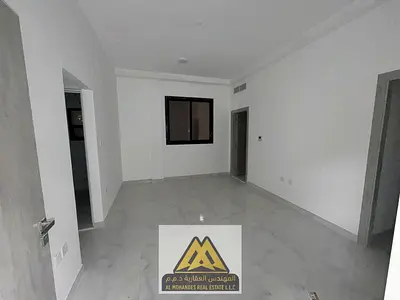 First Occupancy One Bedroom Apartment for Annual Rent in Al Alia – Ajman Master Bedroom | Balcony