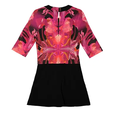 Ted Baker Floral Print Short Dress size 0