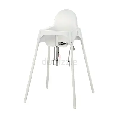IKEA ANTILOP High Chair (White) - Simple, Easy to Clean