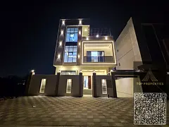 Luxury modern villa with 6 bedrooms, two floors and a rooftop, with super deluxe finishes, including