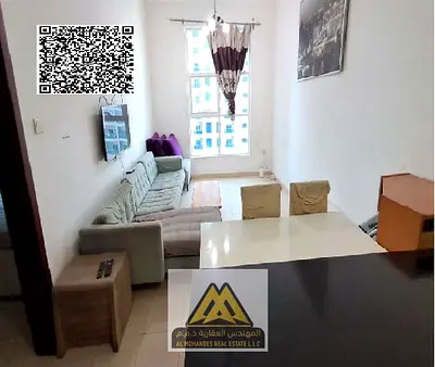 One bedroom and living room | Two bathrooms | Balcony with a stunning view | Free parking | Central air conditioning | City Tower | Prime location | 4